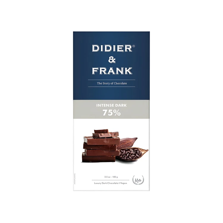 Didier & Frank 75% Intense Dark Chocolate Bar
