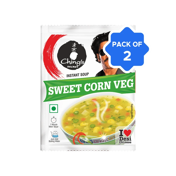 Ching's Secret Sweet Corn Veg Soup - Pack of 2