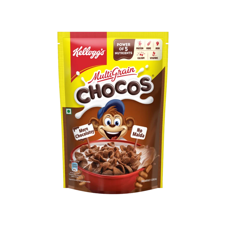 Kellogg's Multigrain Chocos More Chocolatey, No-Maida