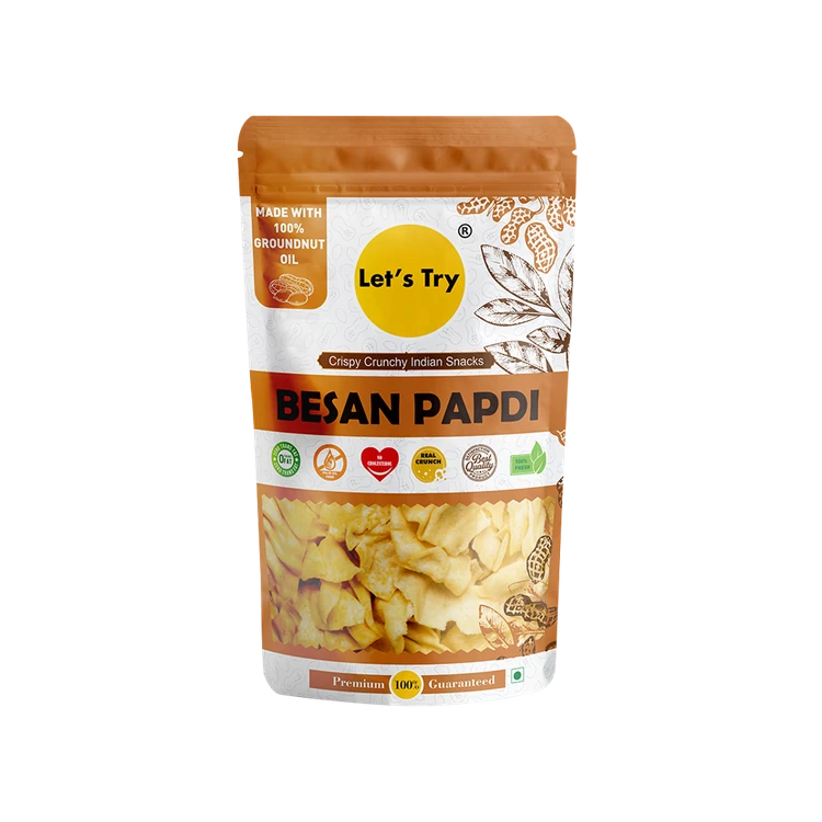 Let's Try Besan Papdi