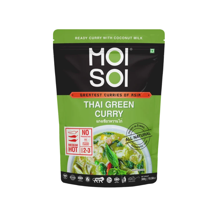 Moi Soi Thai Green Curry Sauce with Coconut Milk