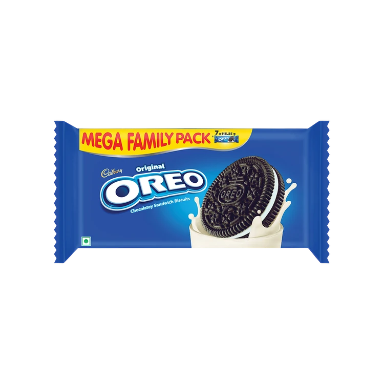 Cadbury Oreo Vanilla Flavour Sandwich Cream Biscuits
