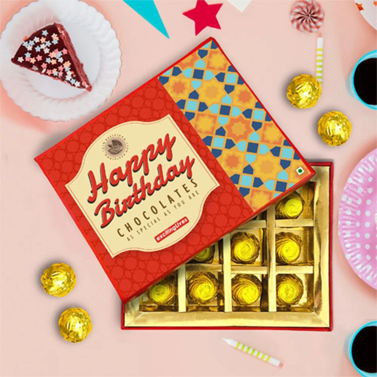 Exciting Lives Birthday Chocolate Box