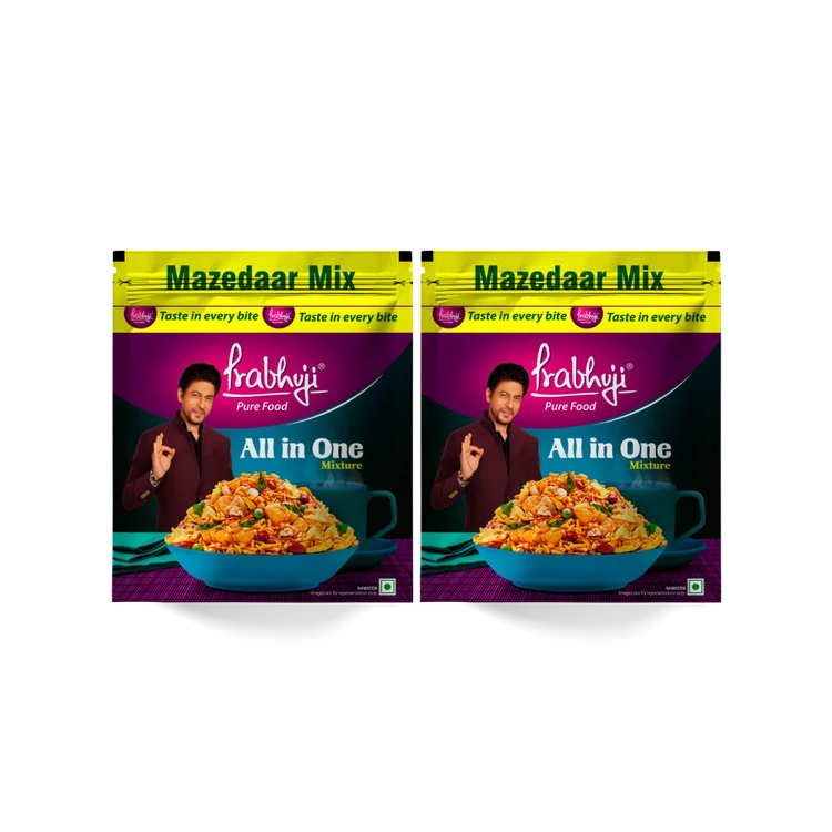 Haldiram's Prabhuji All In One Mixture Namkeen - Pack of 2