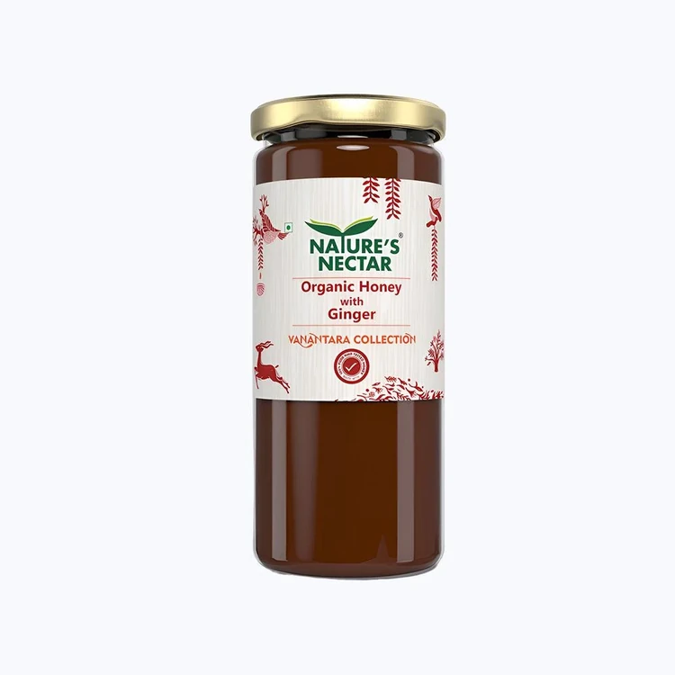 Nature's Nectar Organic Ginger Honey for Cough