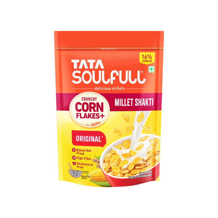 Tata Soulfull Corn Flakes Original (Crunchy Corn and Millets)