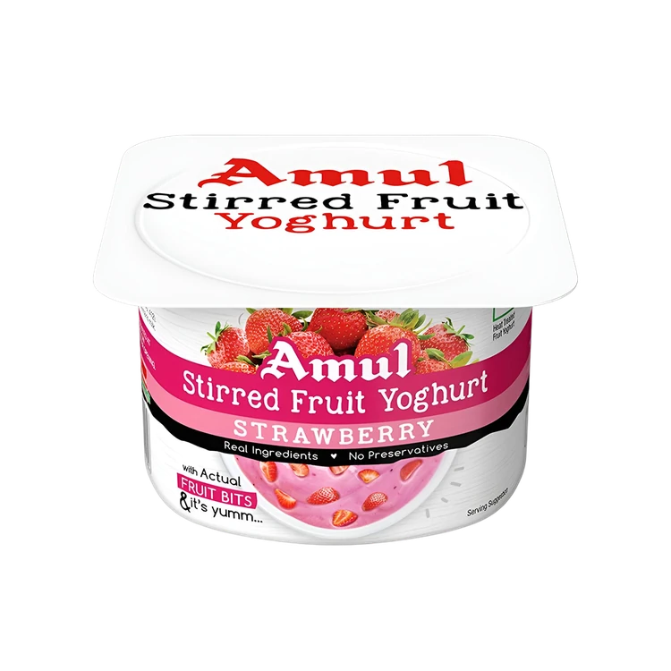 Amul Stirred Strawberry Yogurt