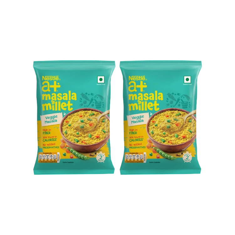 Nestle a+ Veggie Masala Millet - Pack of 2