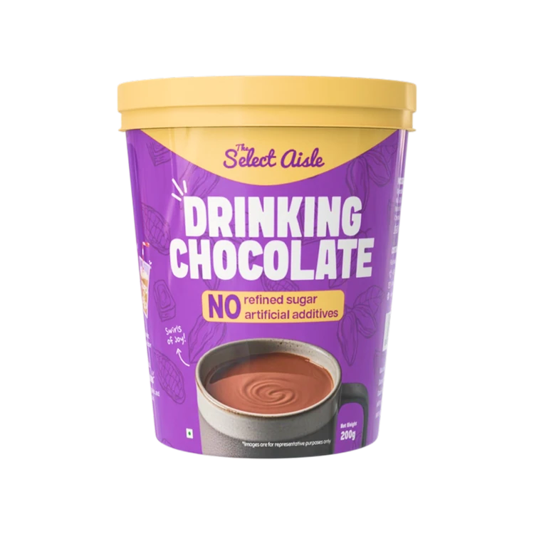 The Select Aisle Drinking Hot Chocolate