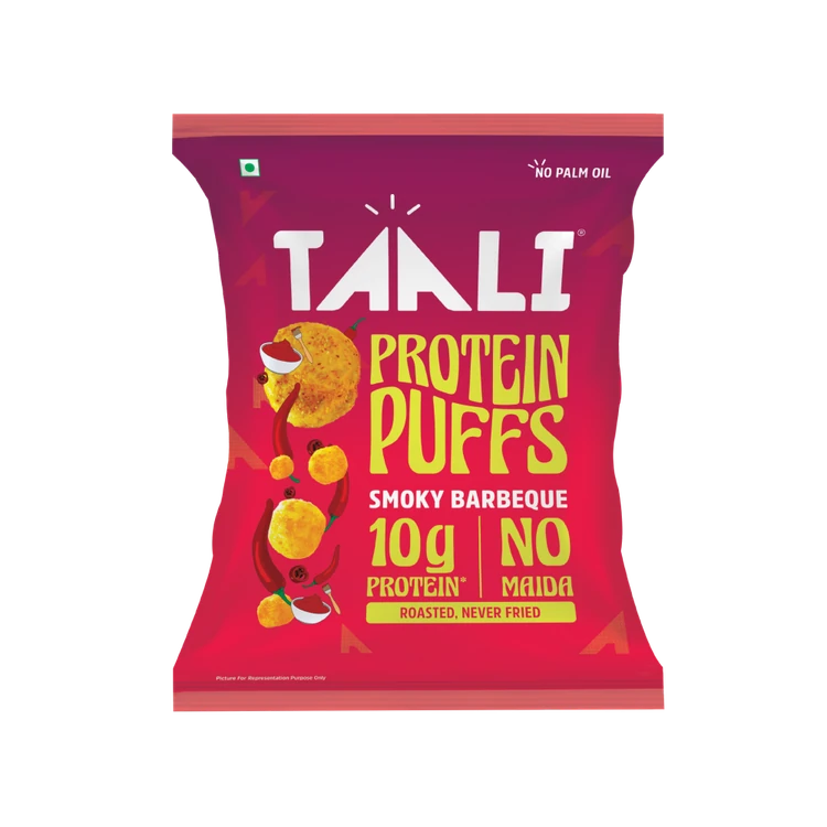 Taali Roasted Protein Puffs - Smoky Barbeque Snack