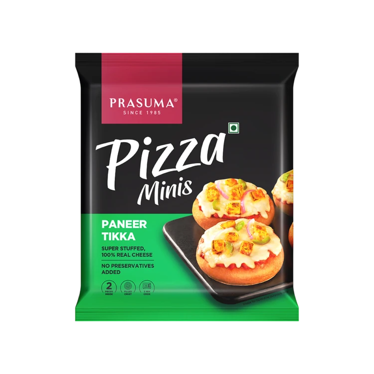 Prasuma Paneer Tikka Pizza Minis