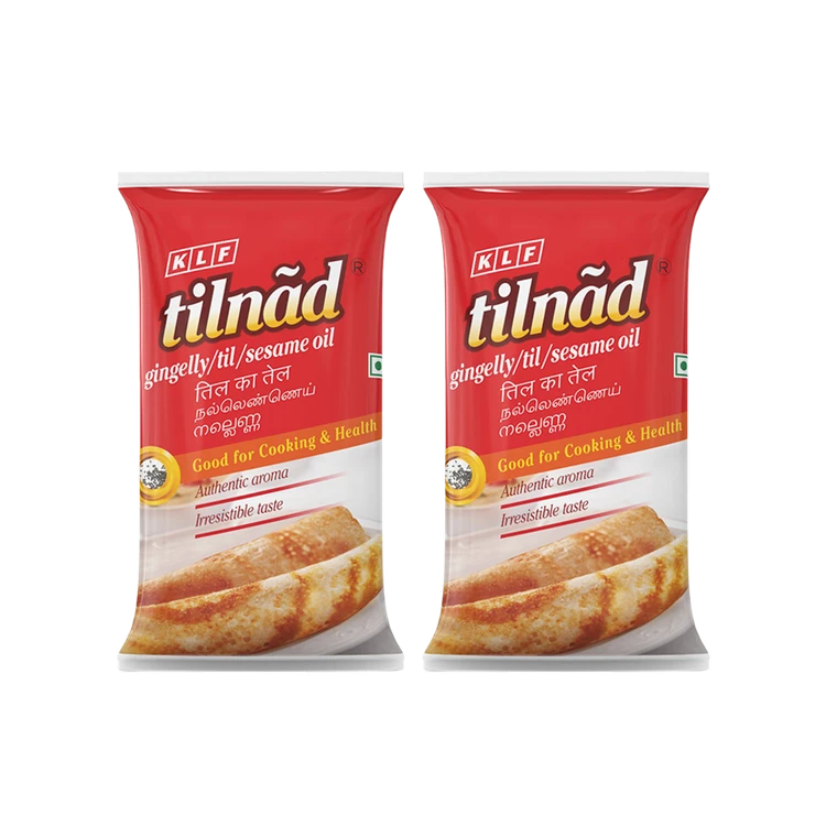 KLF Tilnad Sesame Oil/Til Oil - Pack of 2 (Ellu Enne)