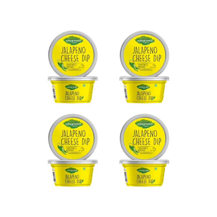 Wingreens Farms Jalapeno Cheese Dip - Pack of 4