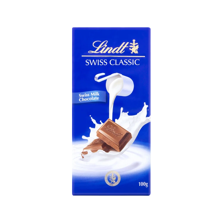 Lindt Swiss Classic Milk Chocolate Bar