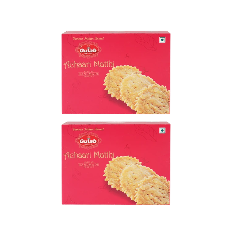 Gulab Sweets Achaari Mathri/Matthi - Pack of 2