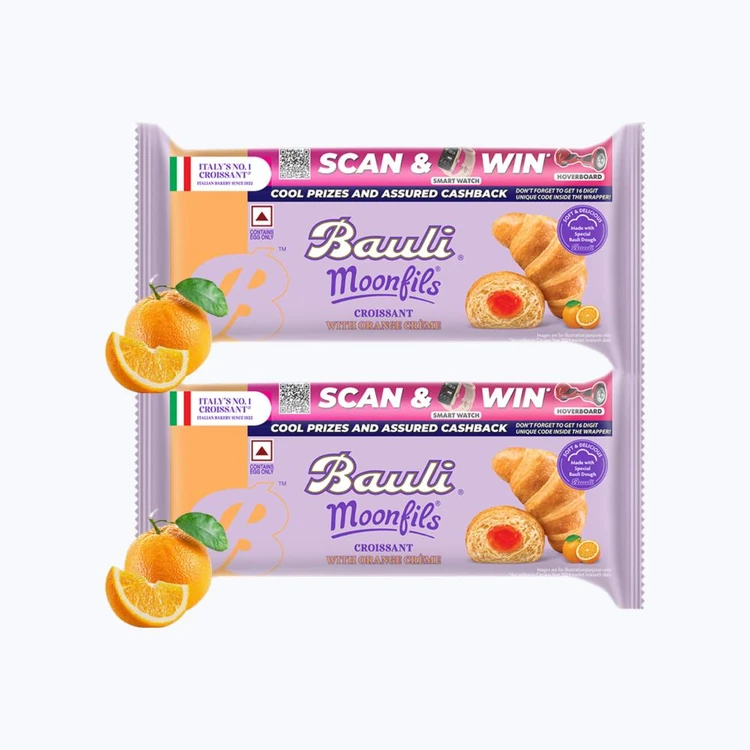 Bauli Moonfils Orange Crème Soft Croissant - Pack of 2