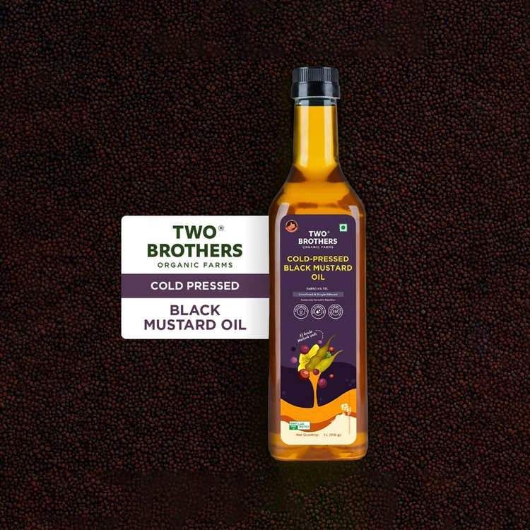 Two Brothers Woodpressed Black Mustard Oil