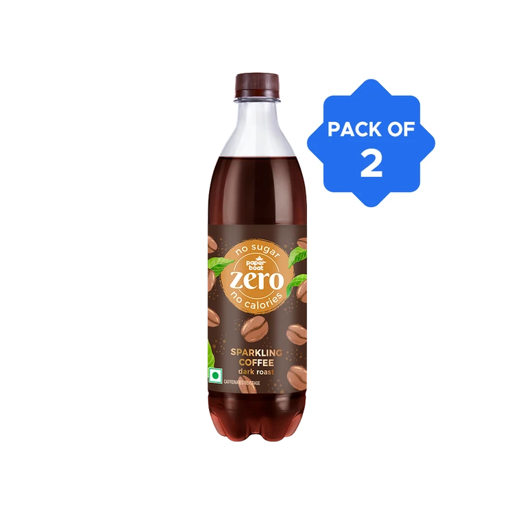 paper boat Zero Dark Roast Coffee Sparkling Drink (Sugar Free) - Pack of 2