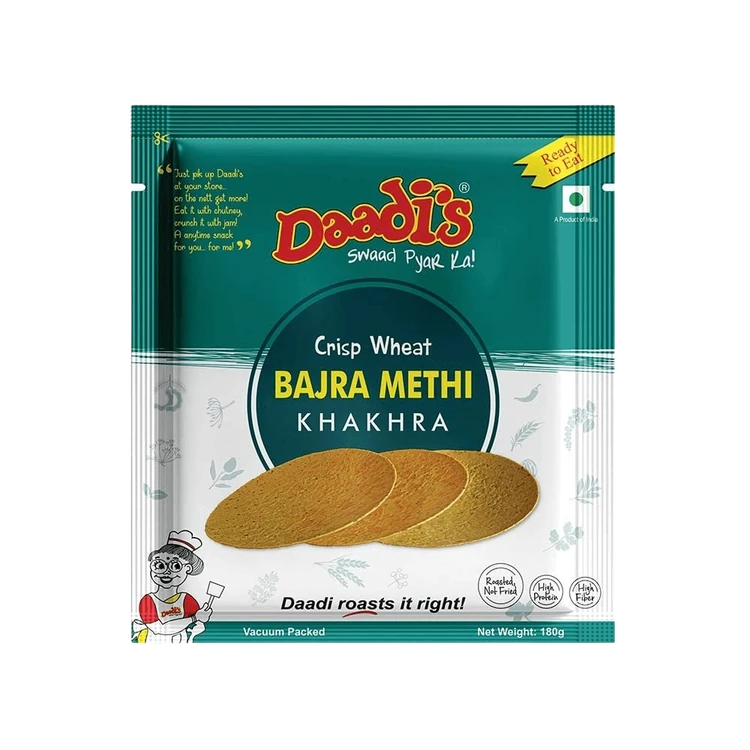 Daadi's Bajra Methi Khakhra