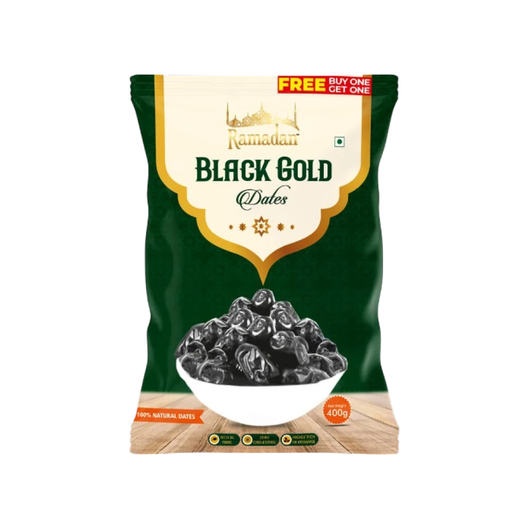 Ramadan Black Gold Dates - Buy 1 Get 1 Free (Kharjura)