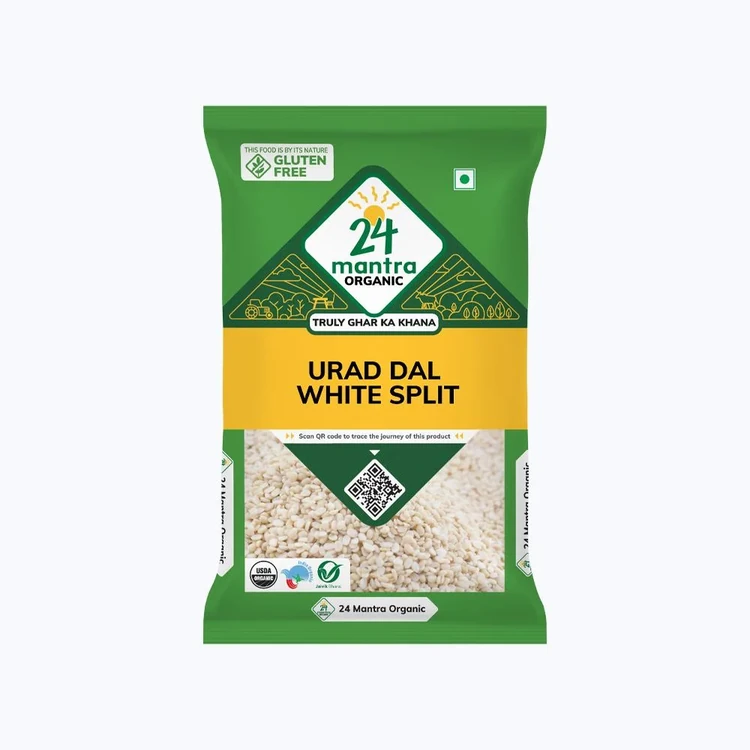 24 Mantra Organic Urad Dal (Dhuli) Split