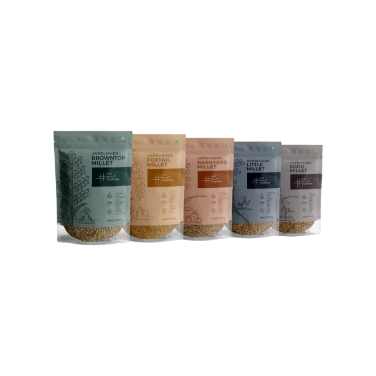 The Millet Company Unpolished Millet Combo