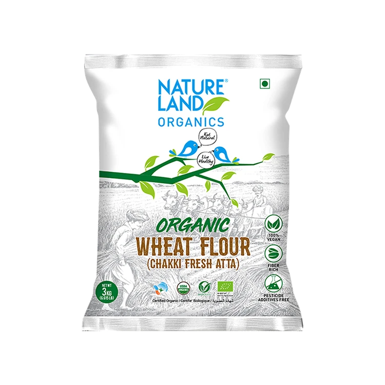 Natureland Fresh Chakki Organic Atta