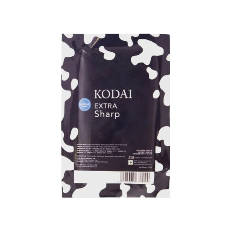 Kodai Extra Sharp Cheddar Cheese Block - Pack of 2