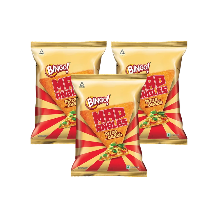 Bingo Mad Angles Pizza Nachos - Pack of 3