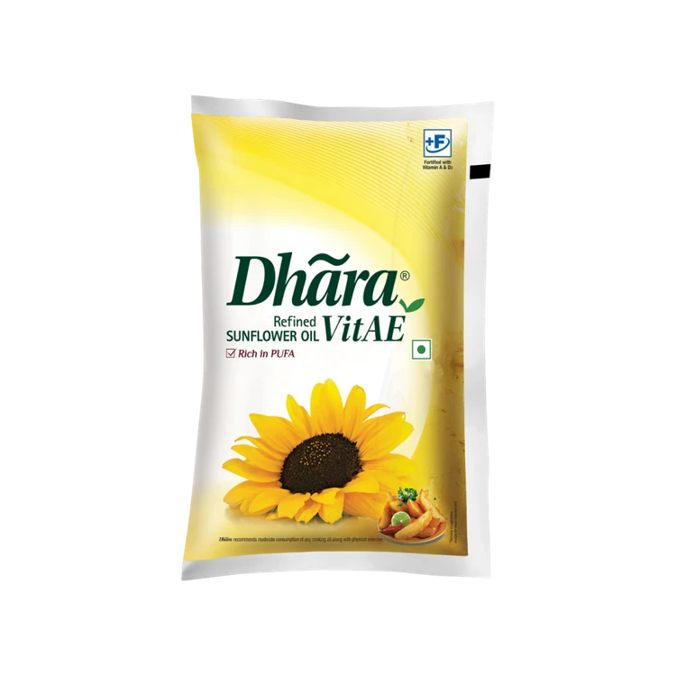 Dhara Health Refined Sunflower Oil (Suryakanthi Enne)