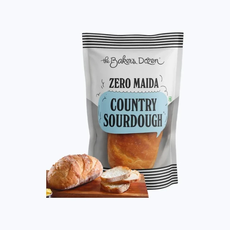 The Baker's Dozen Zero Maida Whole Wheat Country Sourdough Bread