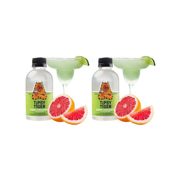 Tipsy Tiger Sunny Margarita Mojito Cocktail Mix - Pack of 2