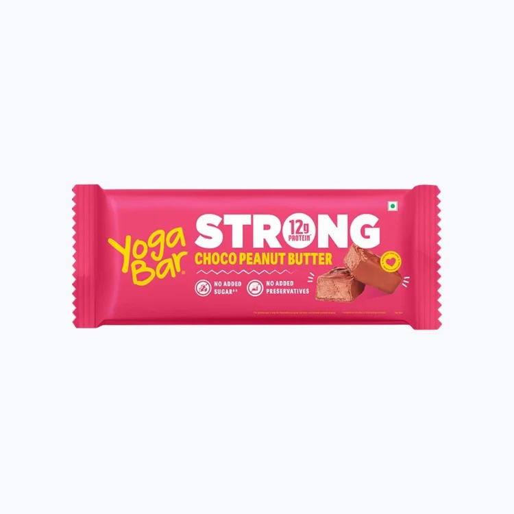 Yoga Bar 12 g Protein Bar, Choco Peanut Butter, No Added Sugar