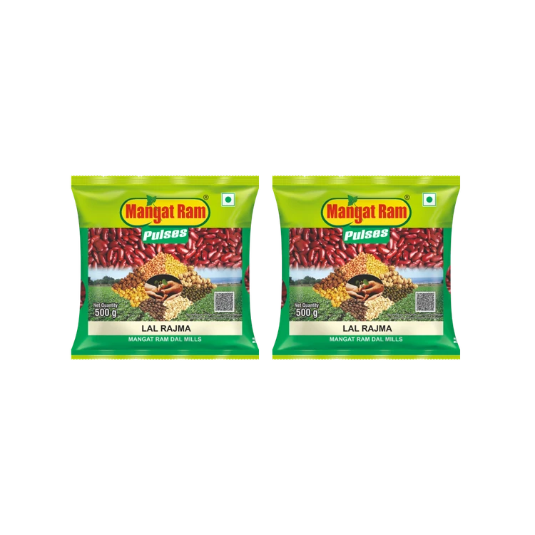 Mangat Ram Red Rajma - Pack of 2 (Kempu Rajma)