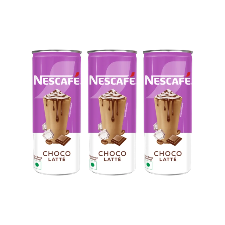Nescafe Cafe Style Cold Coffee, Choco Latte - Pack of 3