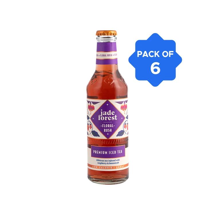 Jade Forest Iced Tea - Floral Rush - Pack of 6