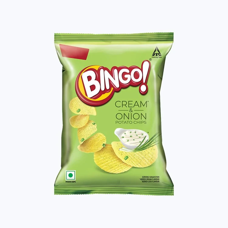 Bingo Cream & Onion Potato Chips