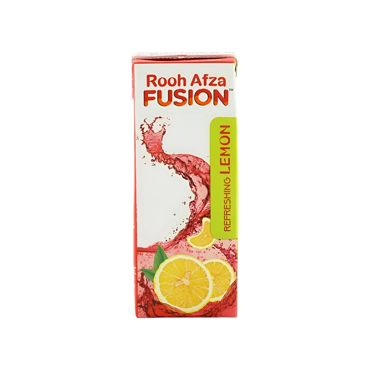 Rooh Afza Fusion Refreshing Lemon Fruit Drink
