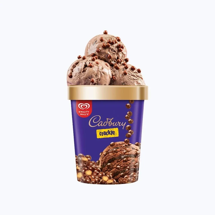 Kwality Walls Cadbury Crackle Frozen Dessert Tub
