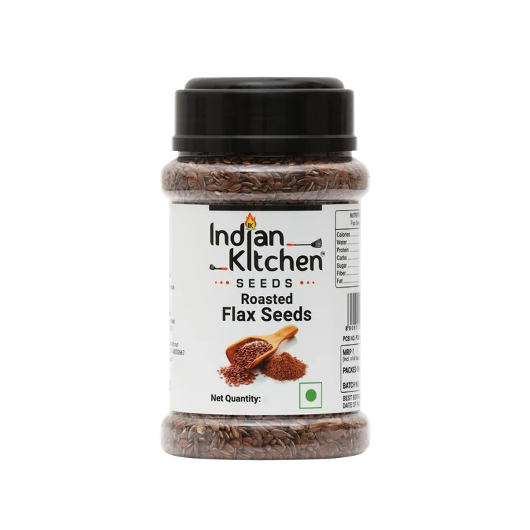 Indian Kitchen Roasted Flax Seeds (Agase Beeja)