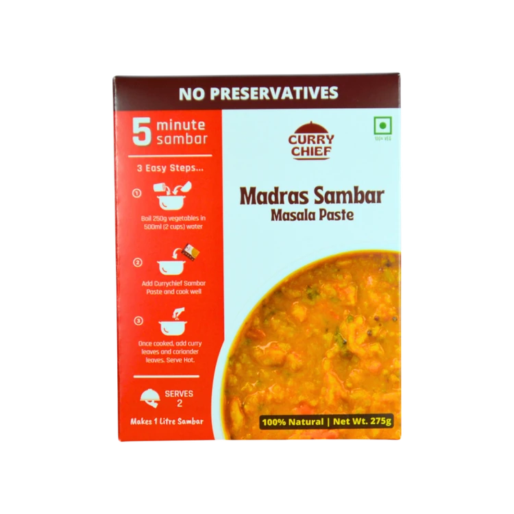 Currychief Madras Sambar Masala Paste