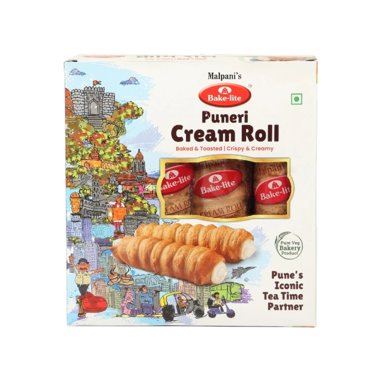 Malpani's Bake-lite Puneri Special Cream Roll