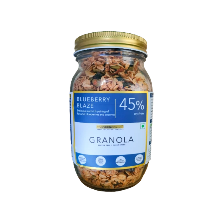 The Nibble Box Blueberry Blaze Granola