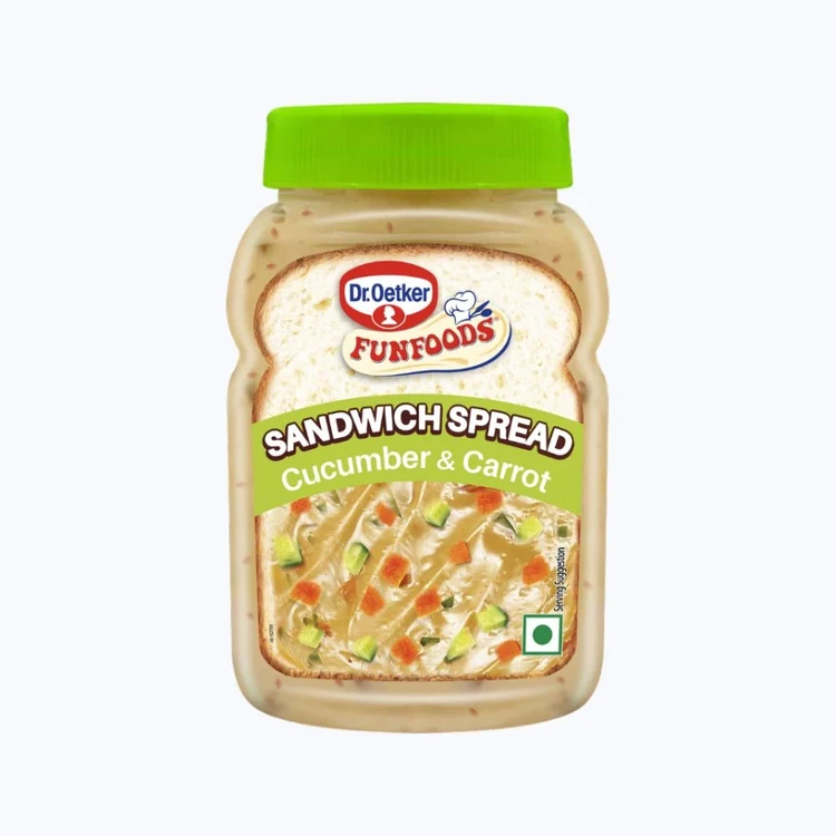 Dr. Oetker FunFoods Veg Cucumber & Carrot Sandwich Spread