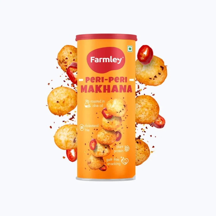 Farmley Peri Peri Roasted Flavoured Makhana Roasted In Olive Oil