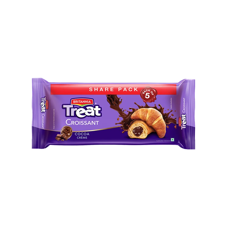 Britannia Treat Cocoa Creme Croissant
