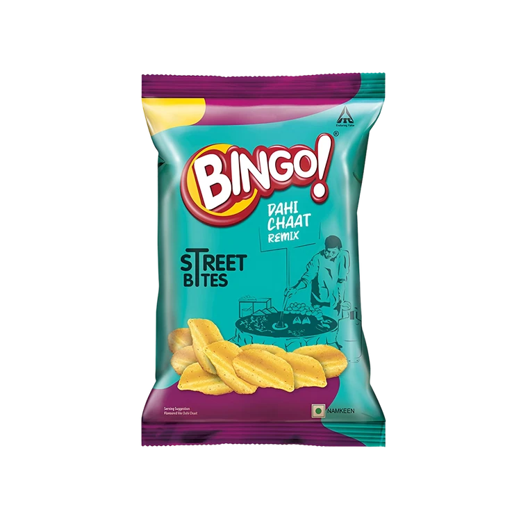 Bingo Street Bites Dahi Chaat Remix Crisps