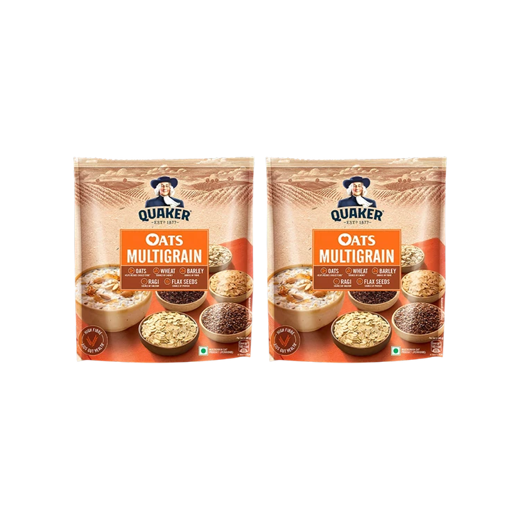Quaker Multigrain Rolled Oats Porridge - Pack of 2