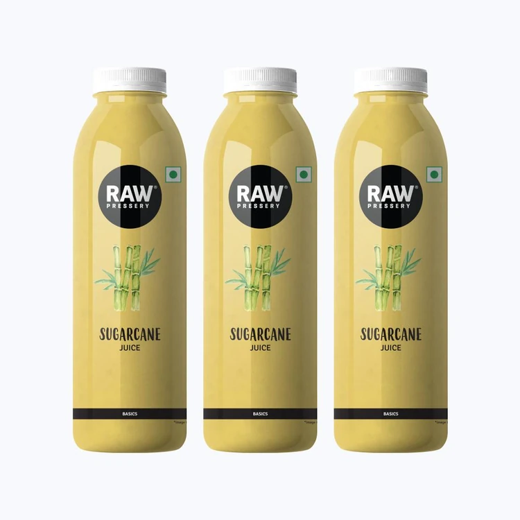 Raw Pressery Sugarcane Juice - Pack of 3