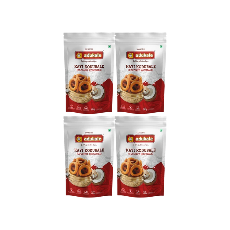 Adukale Kayi Kodubale / Chakli - Pack of 4
